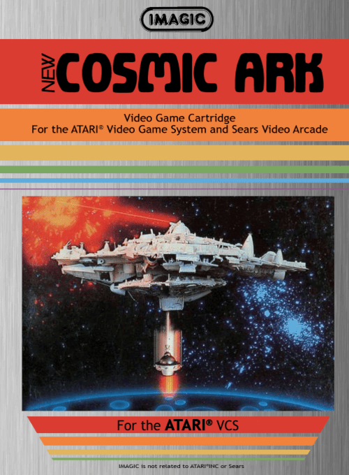 Cosmic Ark box art for Atari 2600